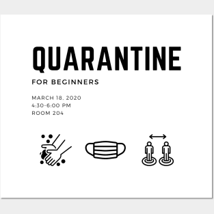 Quarantine 101 Posters and Art